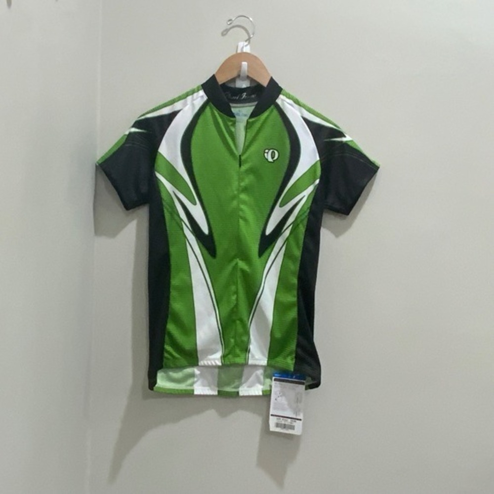 New Pearl Izumi Women Select LTD Cycling Jersey Green Black 0841 Medium NWT